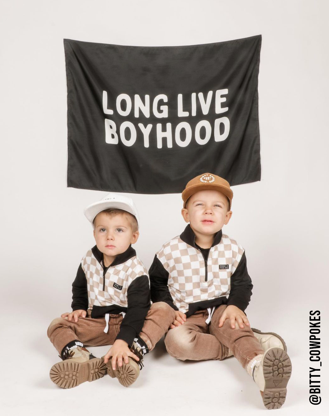 Long Live Boyhood Banner | Fabric Wall Sign