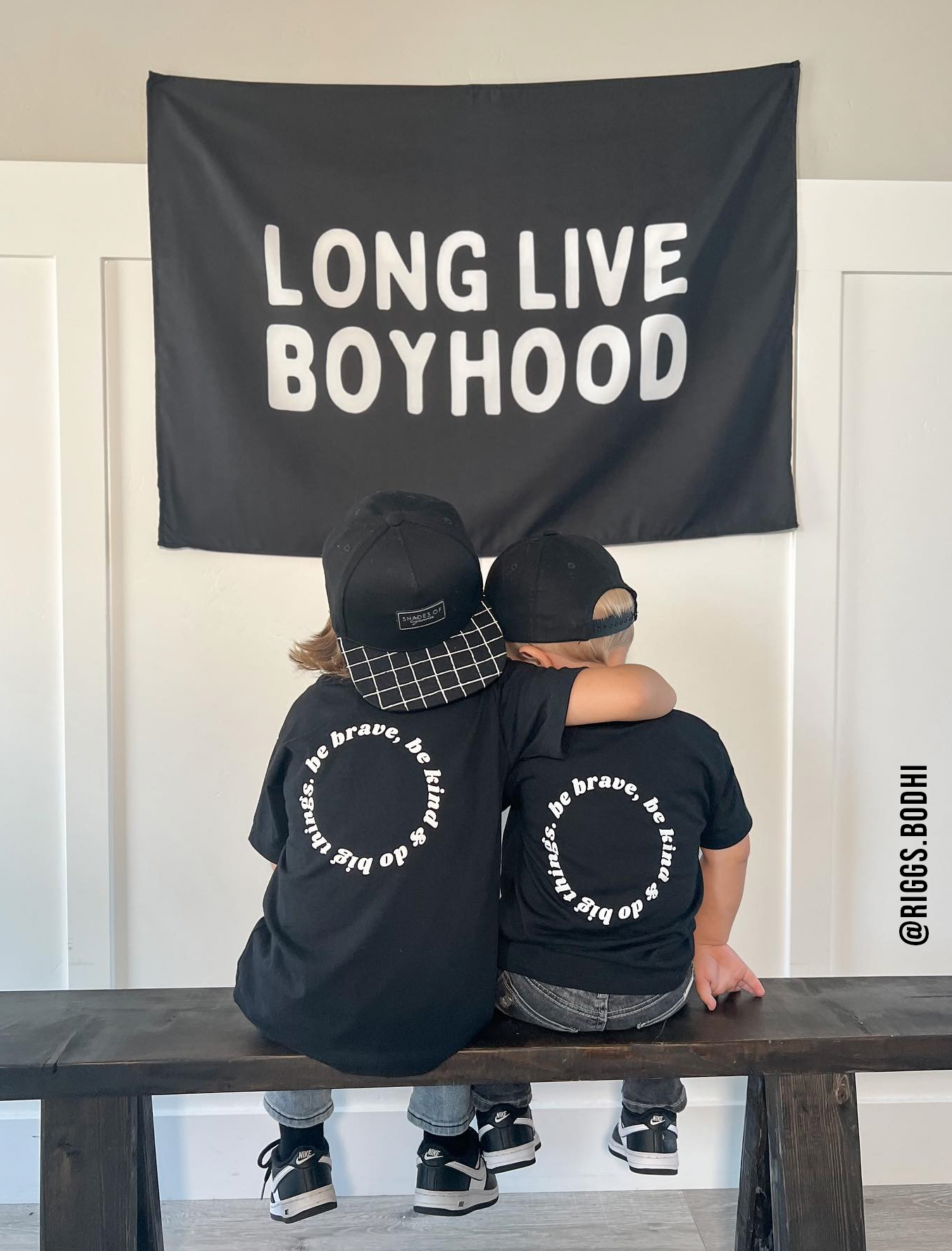 Long Live Boyhood Banner | Fabric Wall Sign