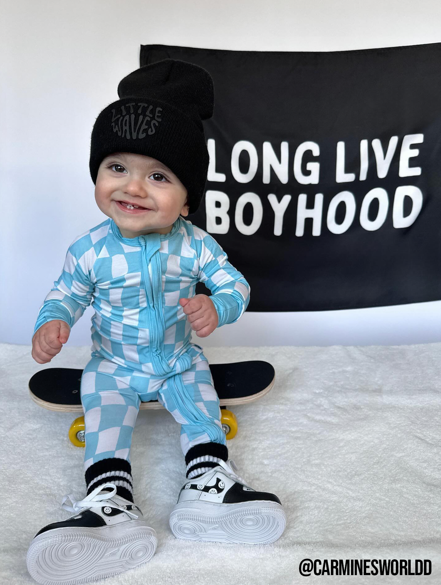 Long Live Boyhood Banner | Fabric Wall Sign