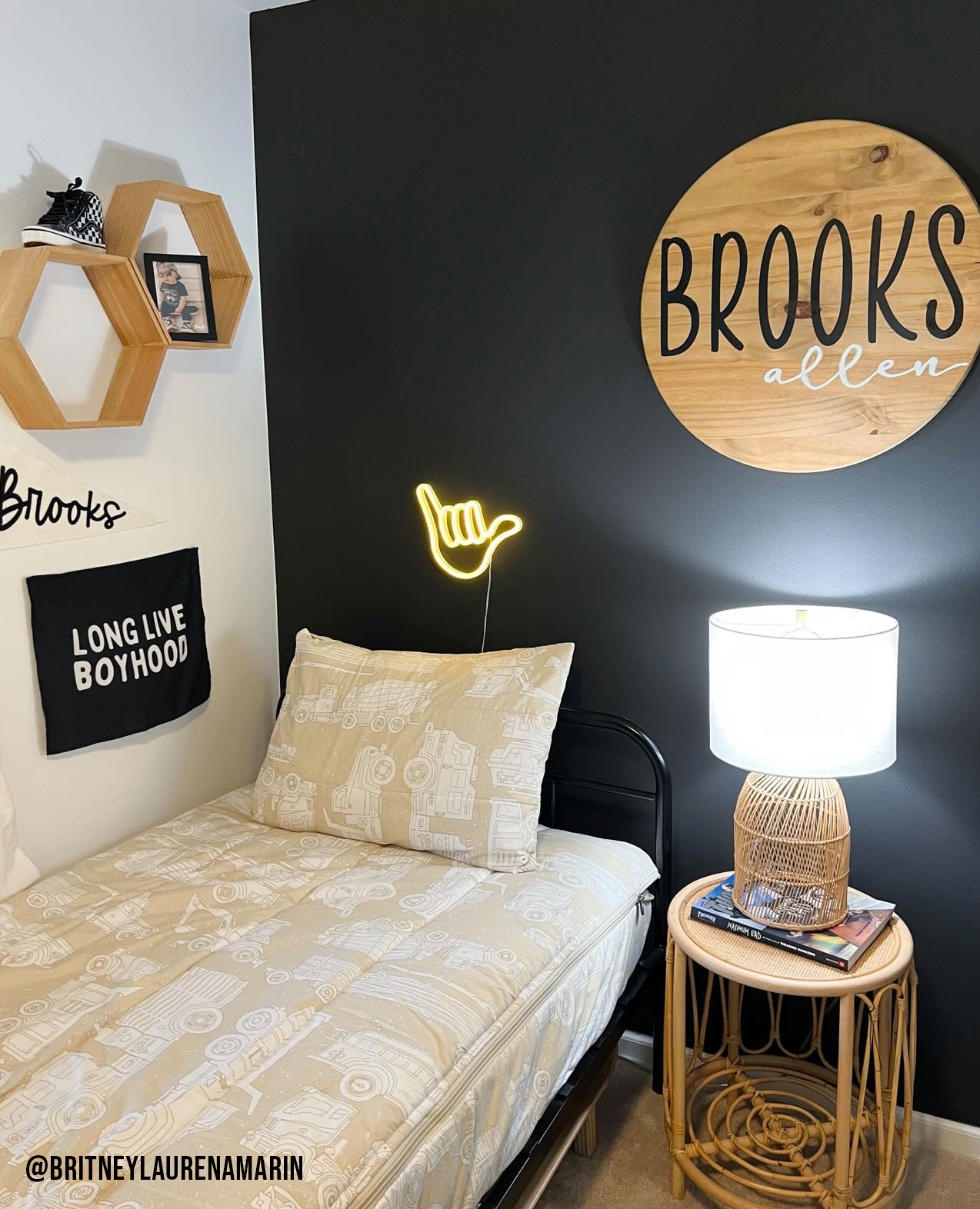 Long Live Boyhood Banner | Fabric Wall Sign