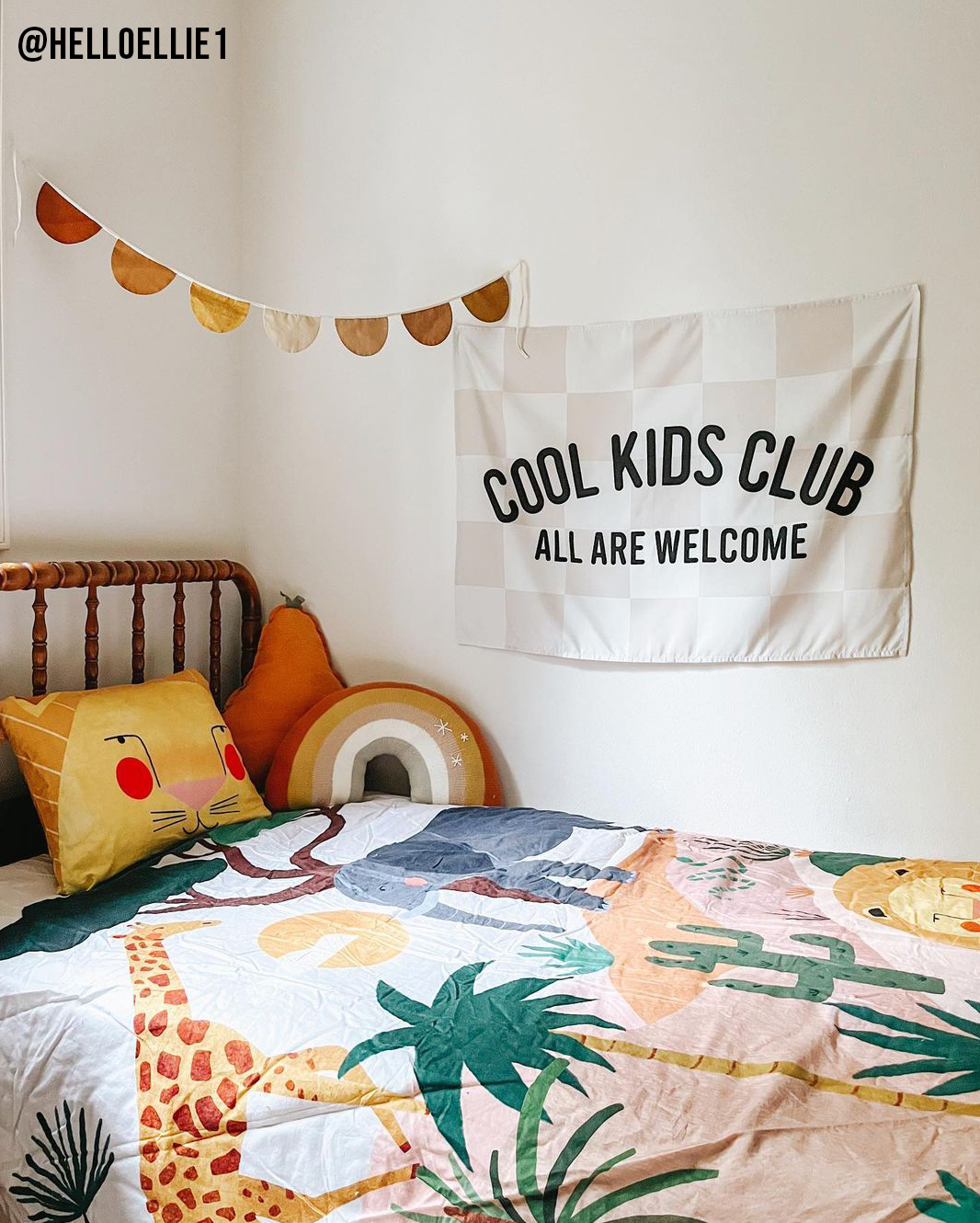 Cool Kids Club Banner | Fabric Wall Sign