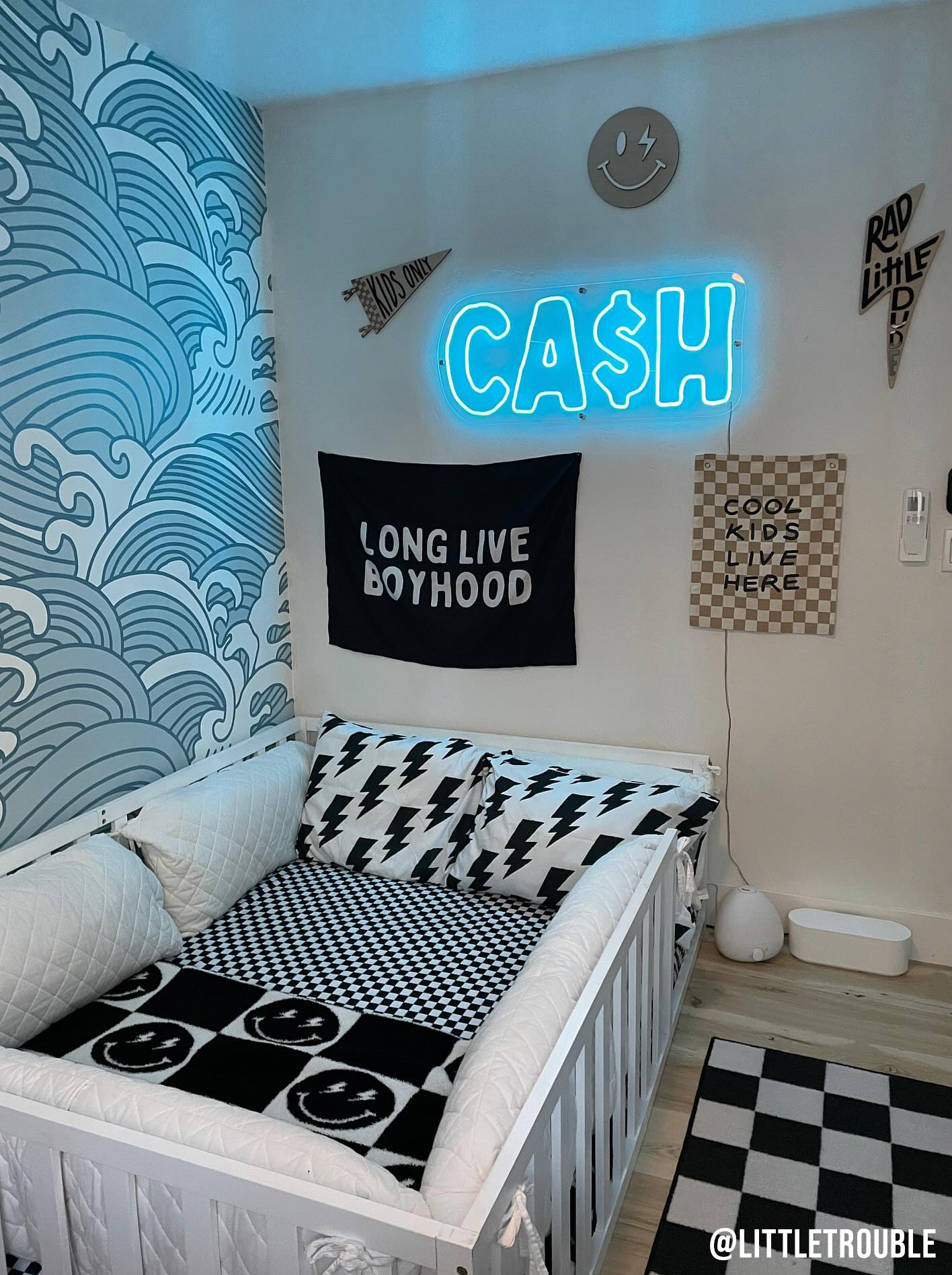 Long Live Boyhood Banner | Fabric Wall Sign