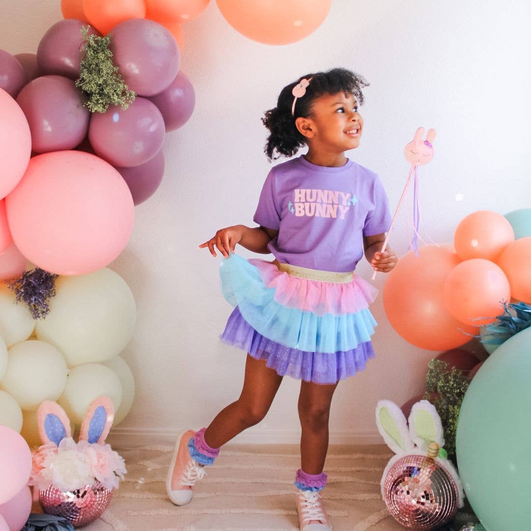 Hunny Bunny Short Sleeve Shirt - Kids Easter Tee