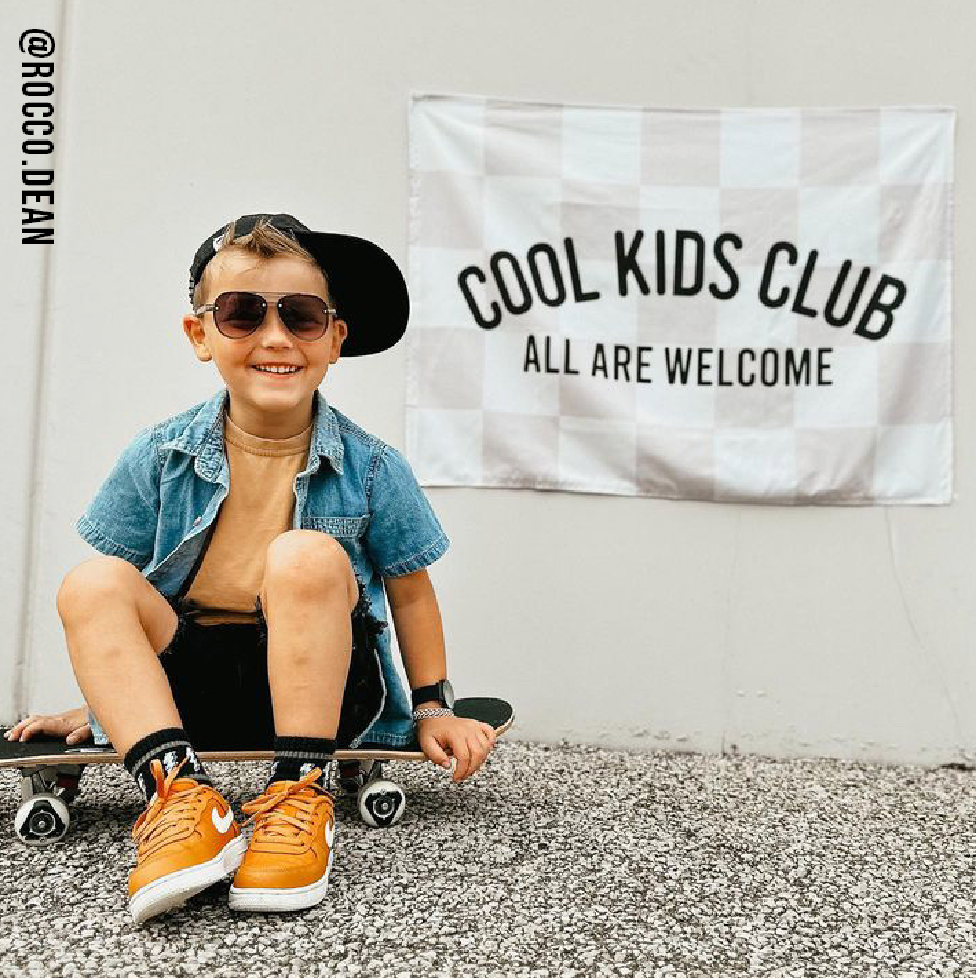Cool Kids Club Banner | Fabric Wall Sign