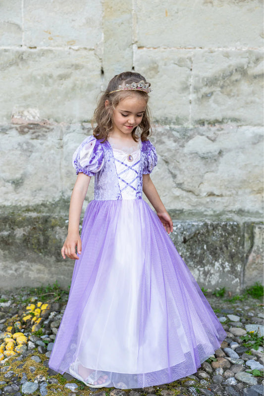 Velvety Soft Once Upon a Tower Princess Purple Dress