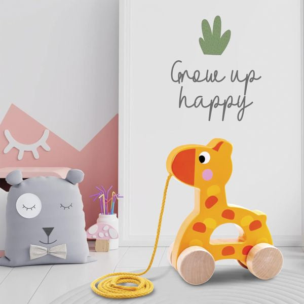 Wooden Giraffe Pull A-long Toy
