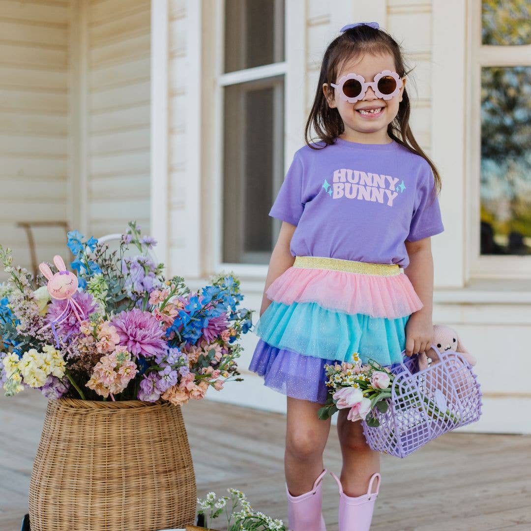 Hunny Bunny Short Sleeve Shirt - Kids Easter Tee