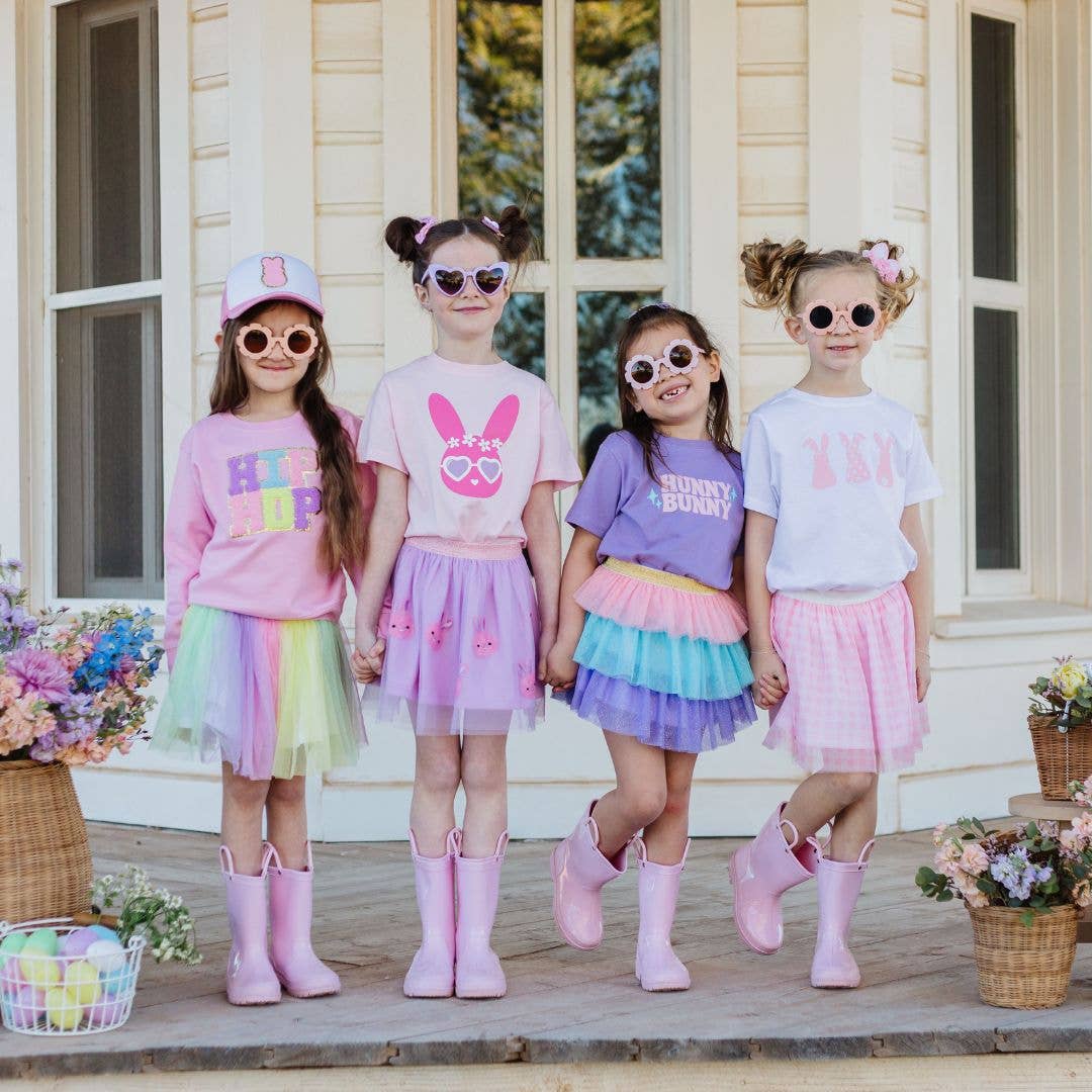 Hunny Bunny Short Sleeve Shirt - Kids Easter Tee