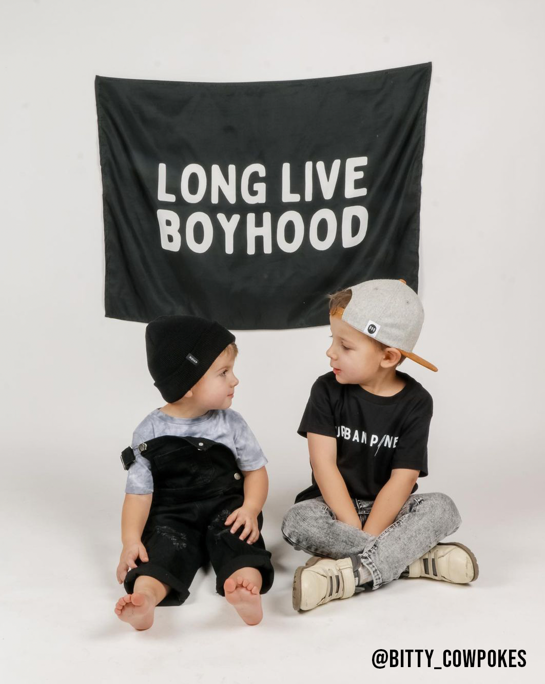 Long Live Boyhood Banner | Fabric Wall Sign