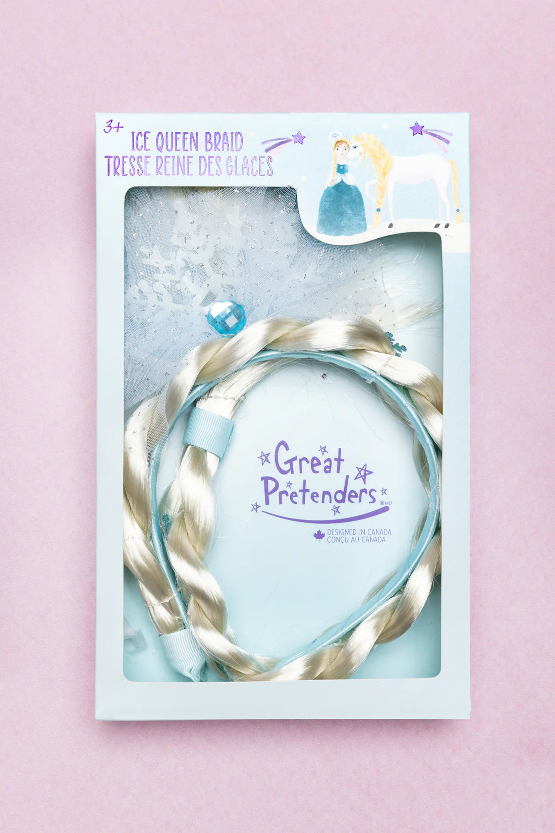 Ice Queen Princess Braid Headband