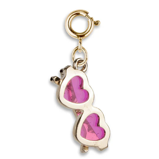 Gold Heart Sunglasses Charm - CHARM IT!