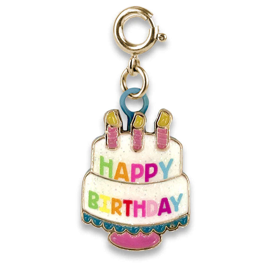 Gold Birthday Cake Charm - CHARM IT!