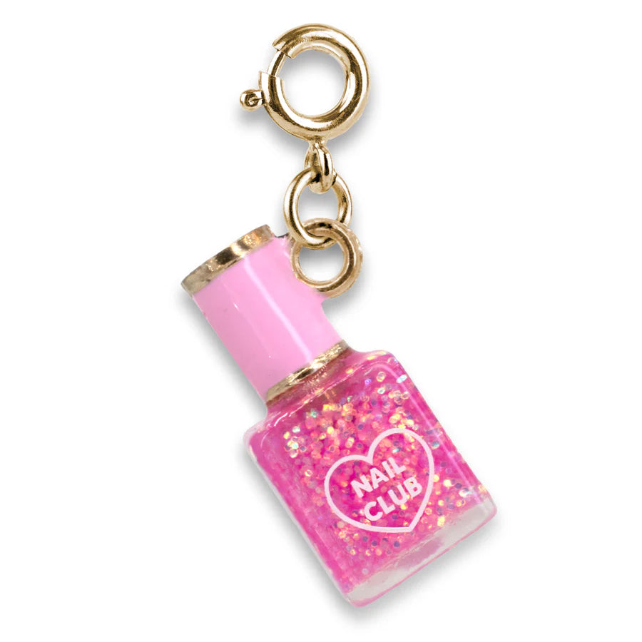 Gold Glitter Nail Polish Charm - CHARM IT!