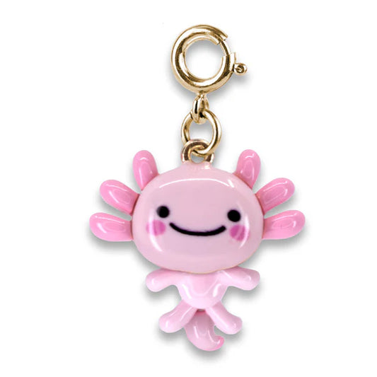 Gold Swivel Axolotl Charm - CHARM IT!