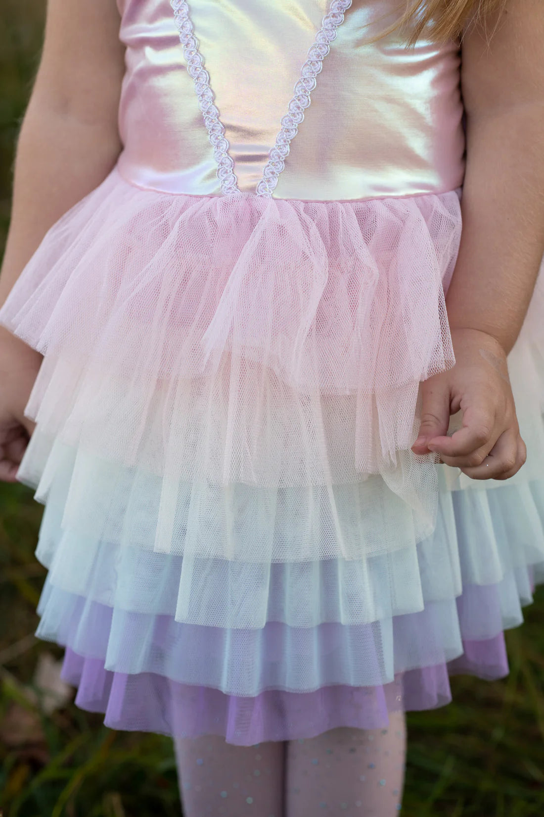 Rainbow Ruffle Tutu Dres