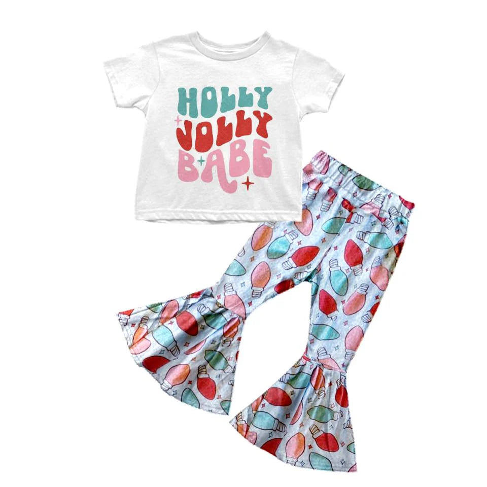 Holly Jolly Babe Bell Bottoms Set Preorder