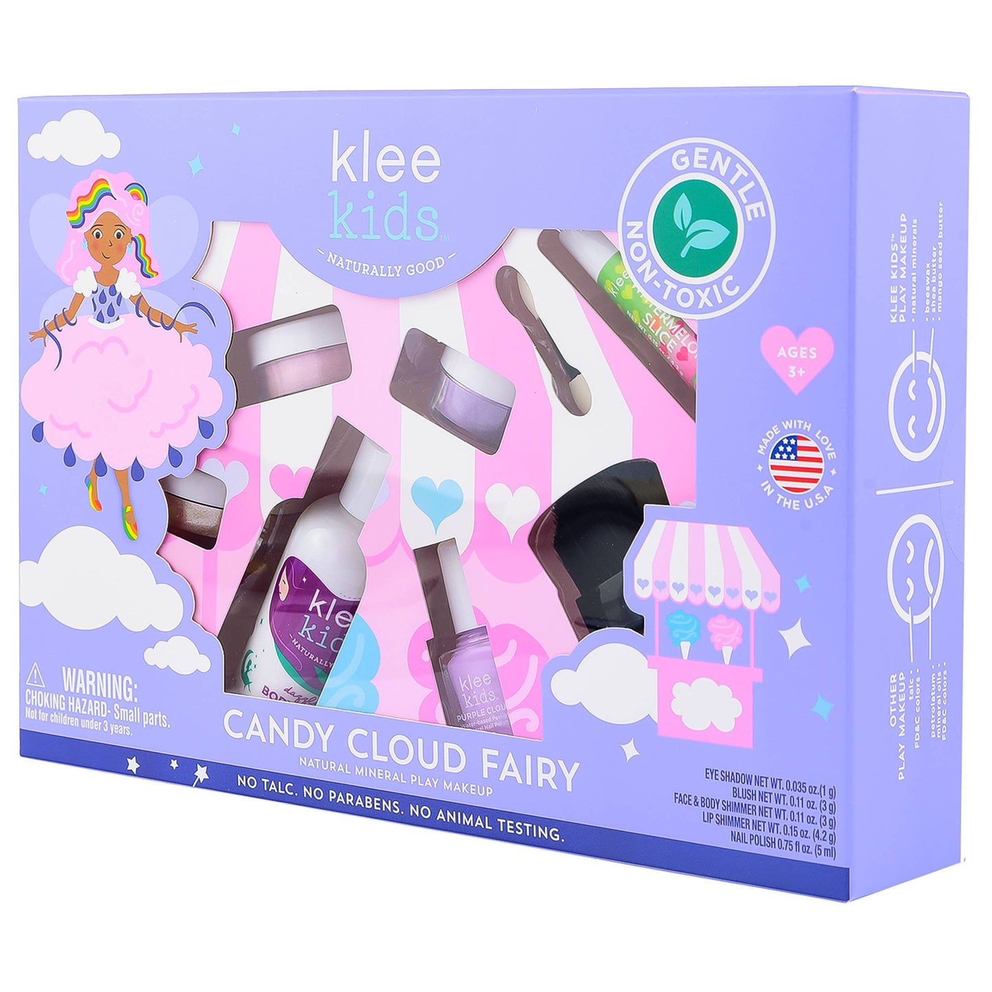 Candy Cloud Fairy - Klee Kids Natural Play Makeup 6-PC Kit