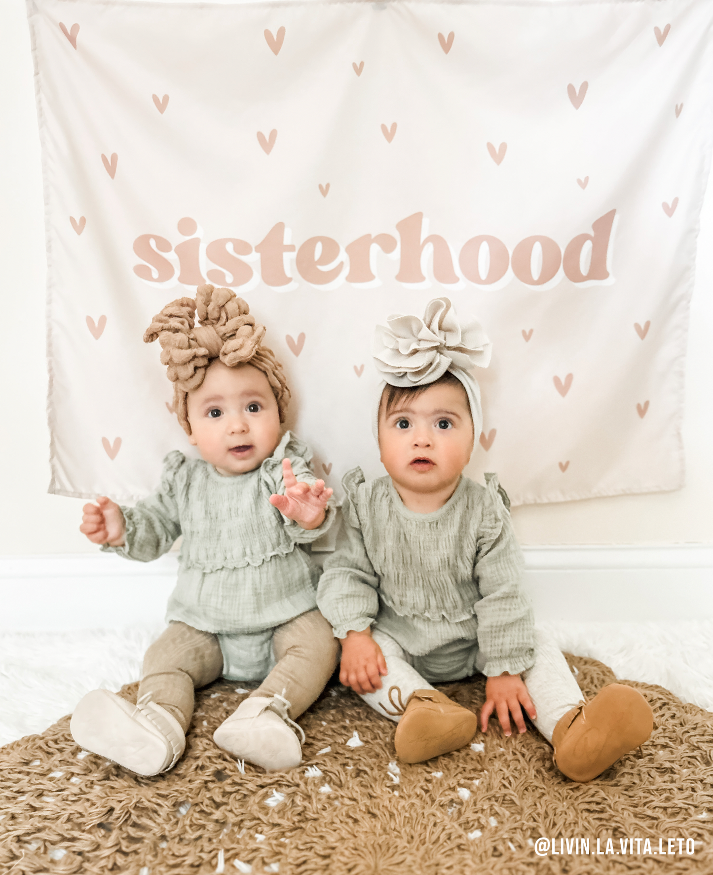 Sisterhood Banner | Fabric Wall Sign