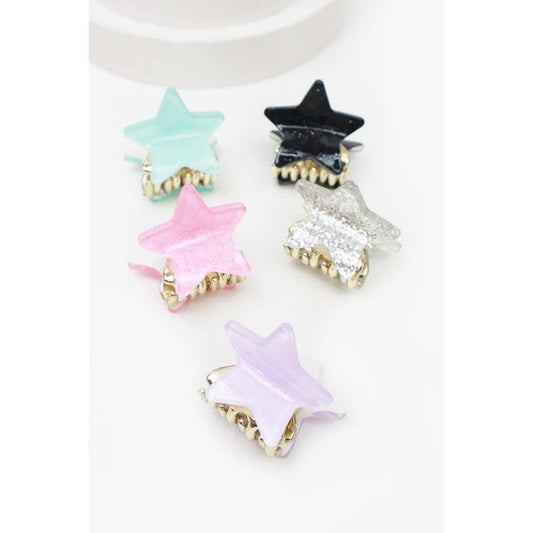 Colorful Star Hair Clips Nonslip