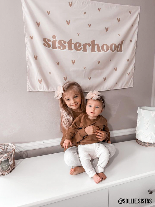 Sisterhood Banner | Fabric Wall Sign