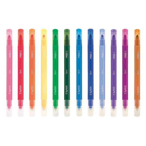 Ooly Switch-Eroo Color Changing Markers (Set of 12)