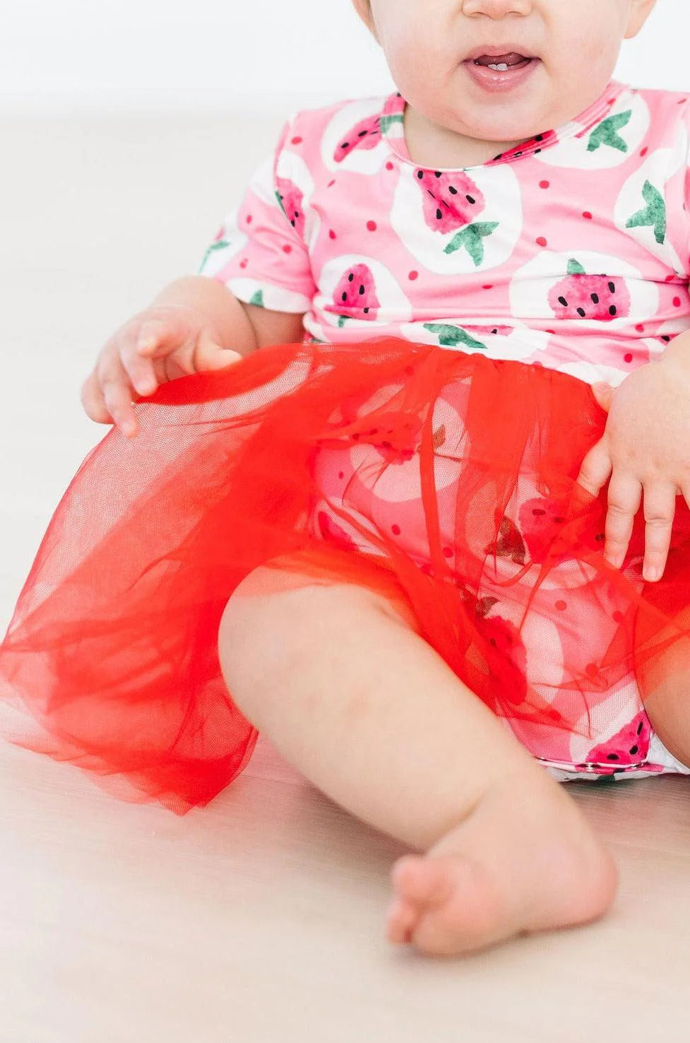 Strawberry Patch Tutu Bodysuit