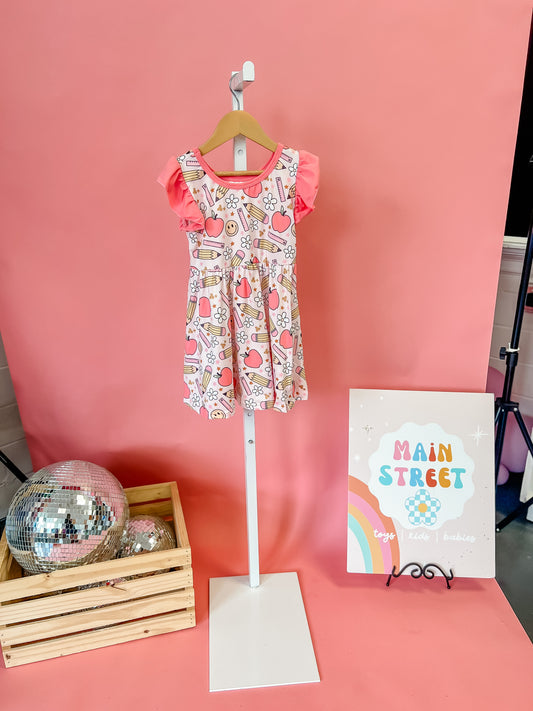 Pink School Essential Twirl Dress