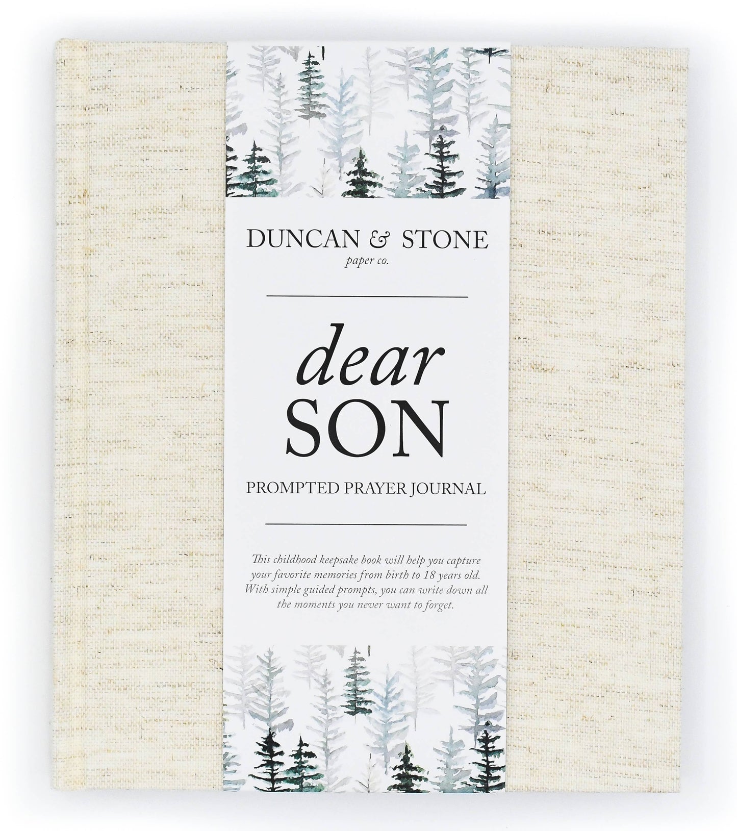 Dear Son Childhood Keepsake Book | Gift for Mom or Spouse