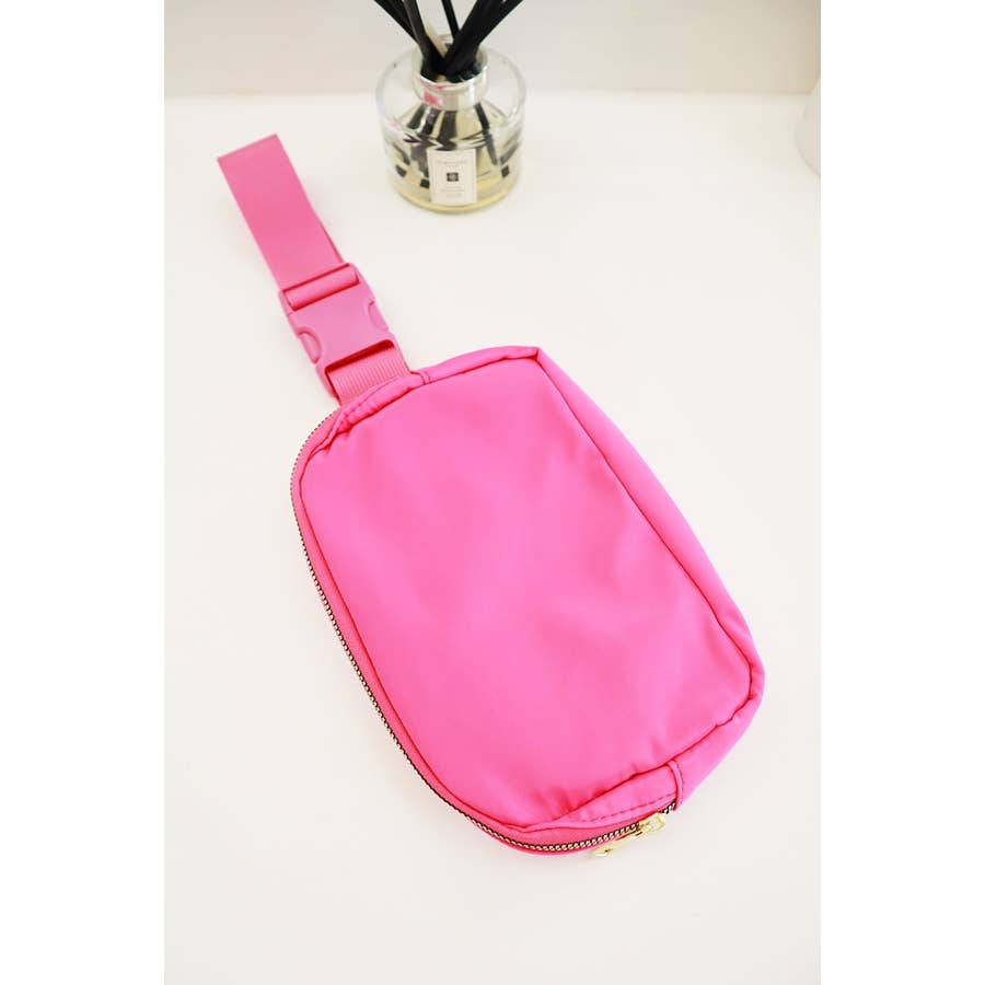 Solid Color Crossbody Fanny Pack Belt Bag