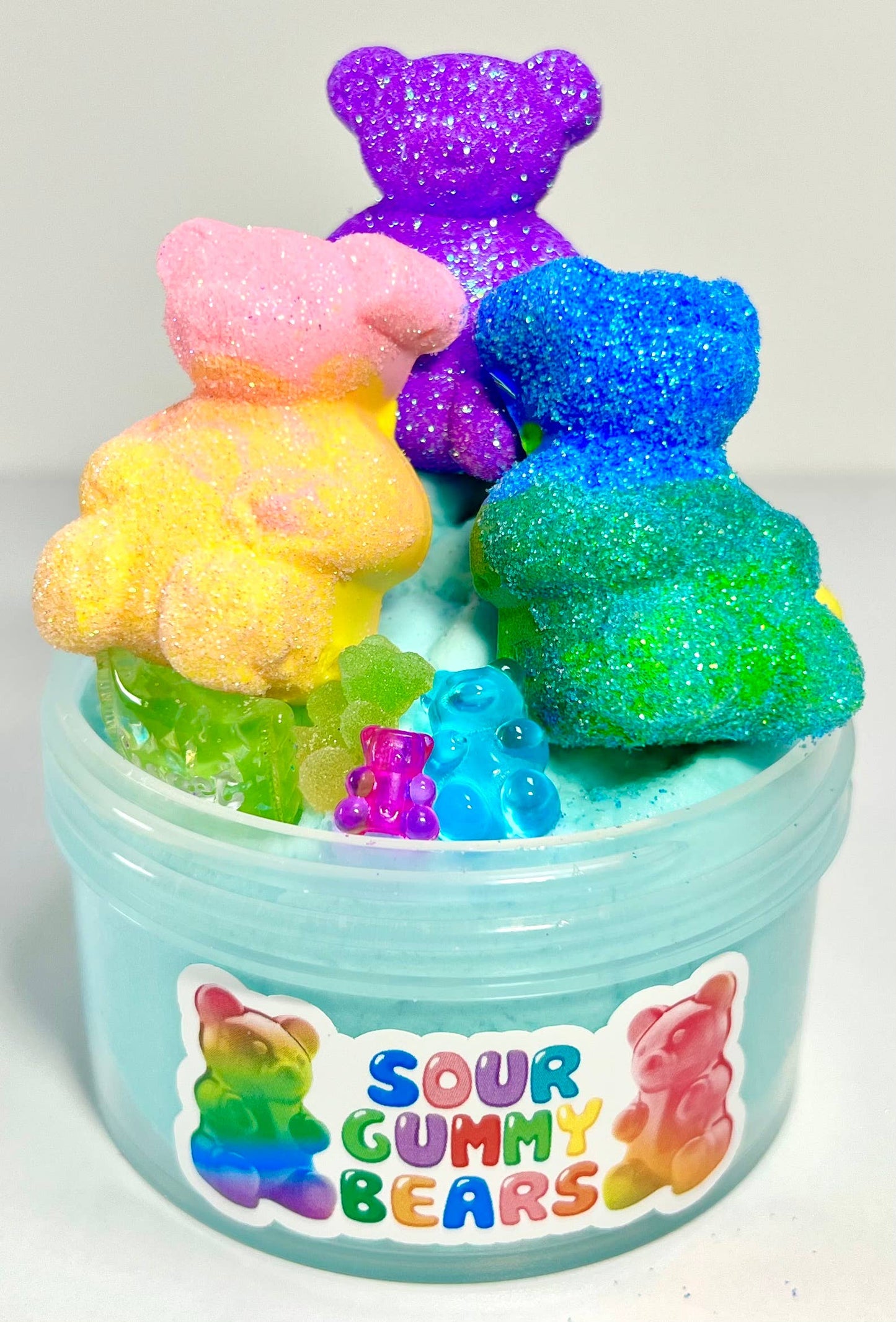 Sour Gummy Bears DIY Slime