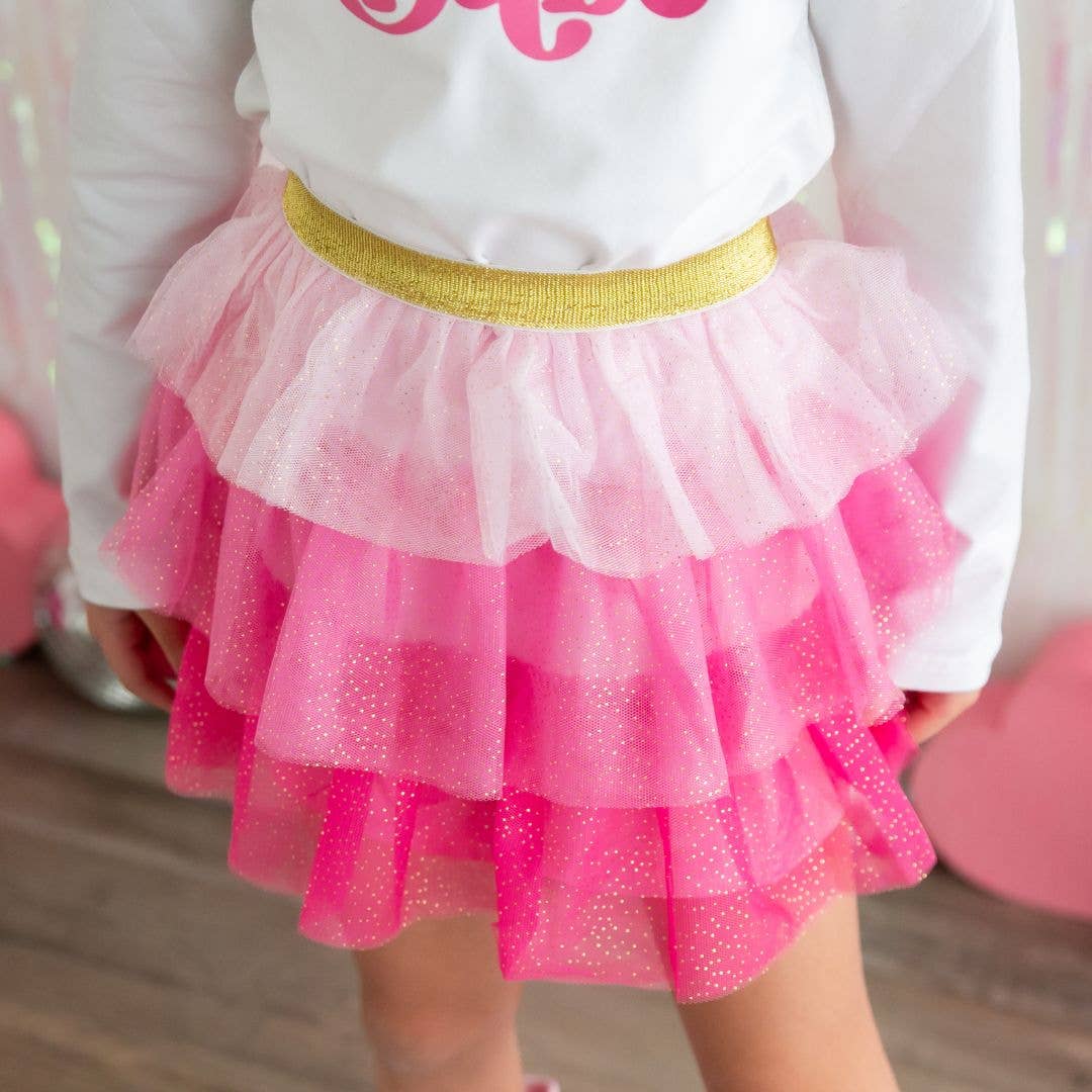 Pink Petal Tutu - Dress Up Skirt - Kids Valentine's Day Tutu