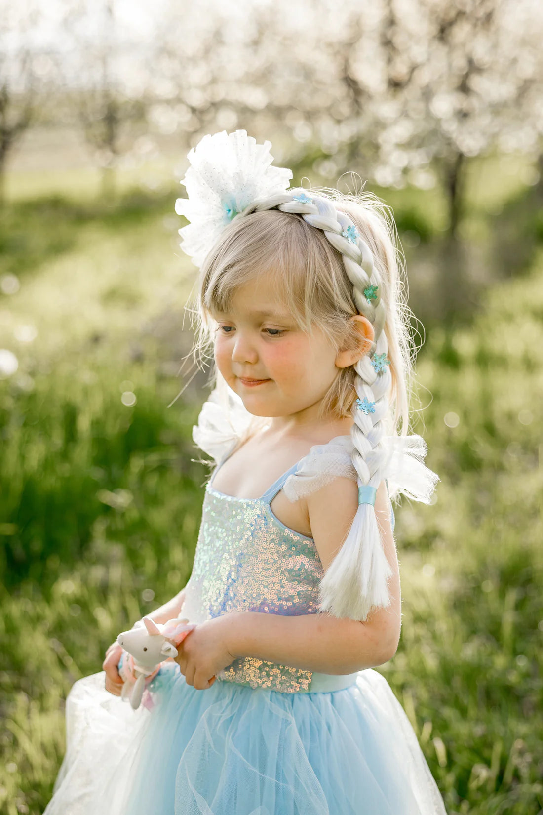 Ice Queen Princess Braid Headband