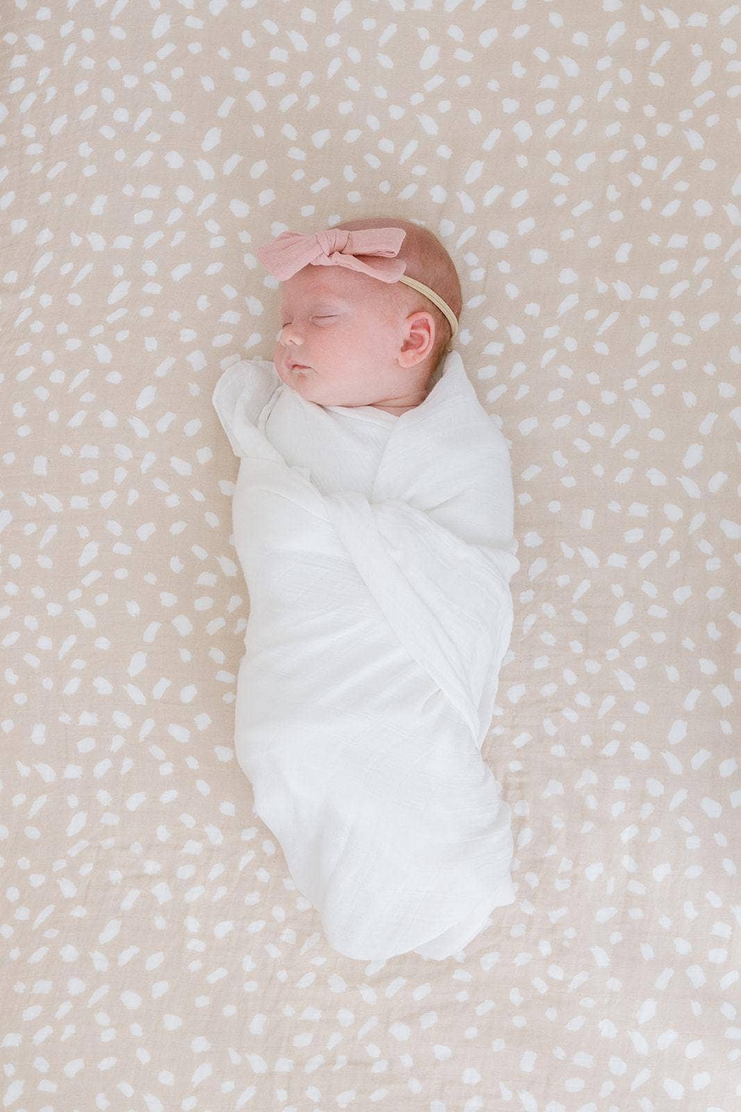 Rose Pink Knot Bow Headband