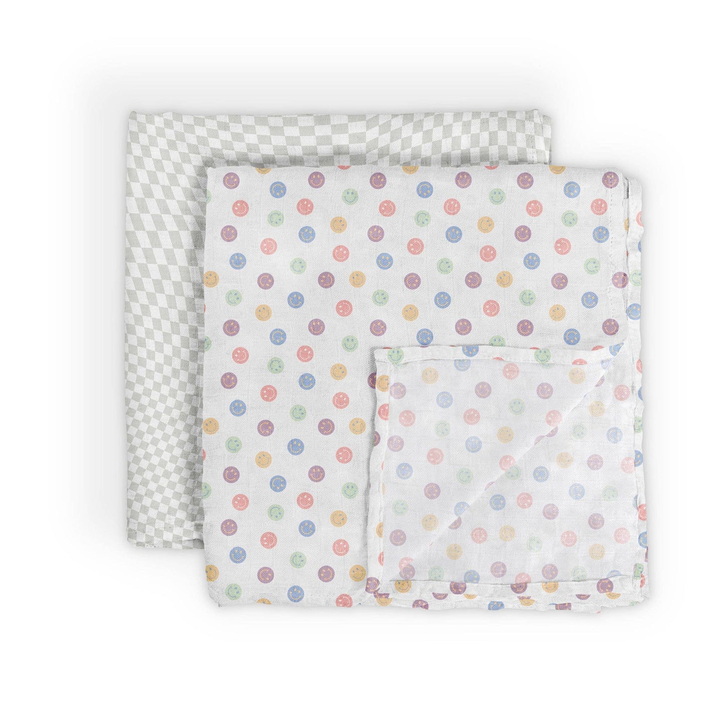 Swaddle Blanket Set Happy Baby Vibes