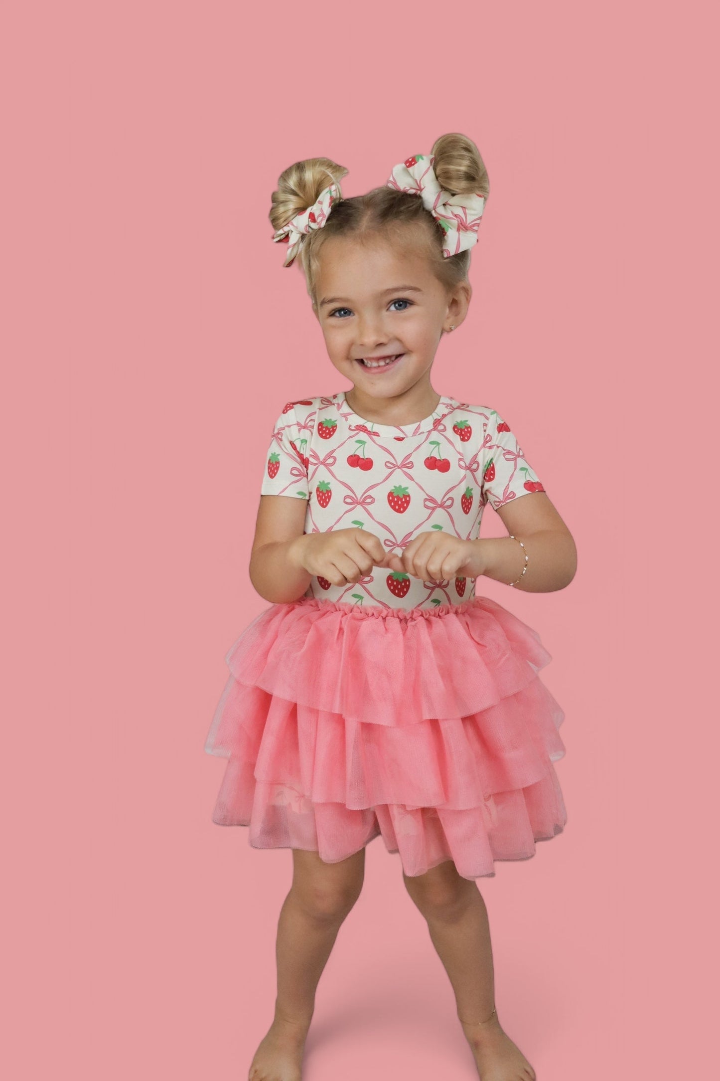 CHERRY BOW BERRY DREAM BOW HAIR CLIPS