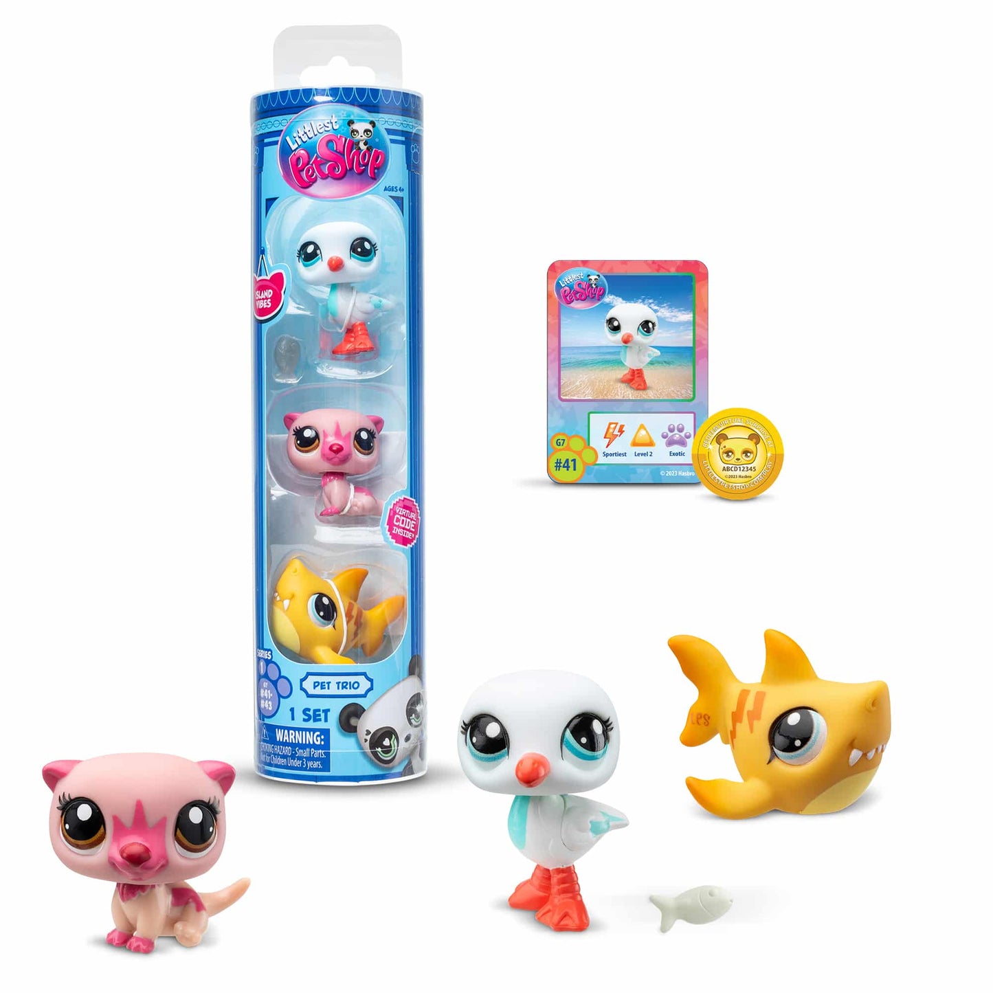 Littlest Pet Shop - Pet Trio Tube - Series 1