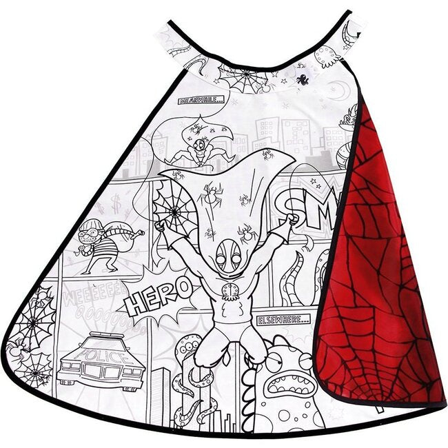 Colour-A-Cape Spider Super Hero, Size 4-7