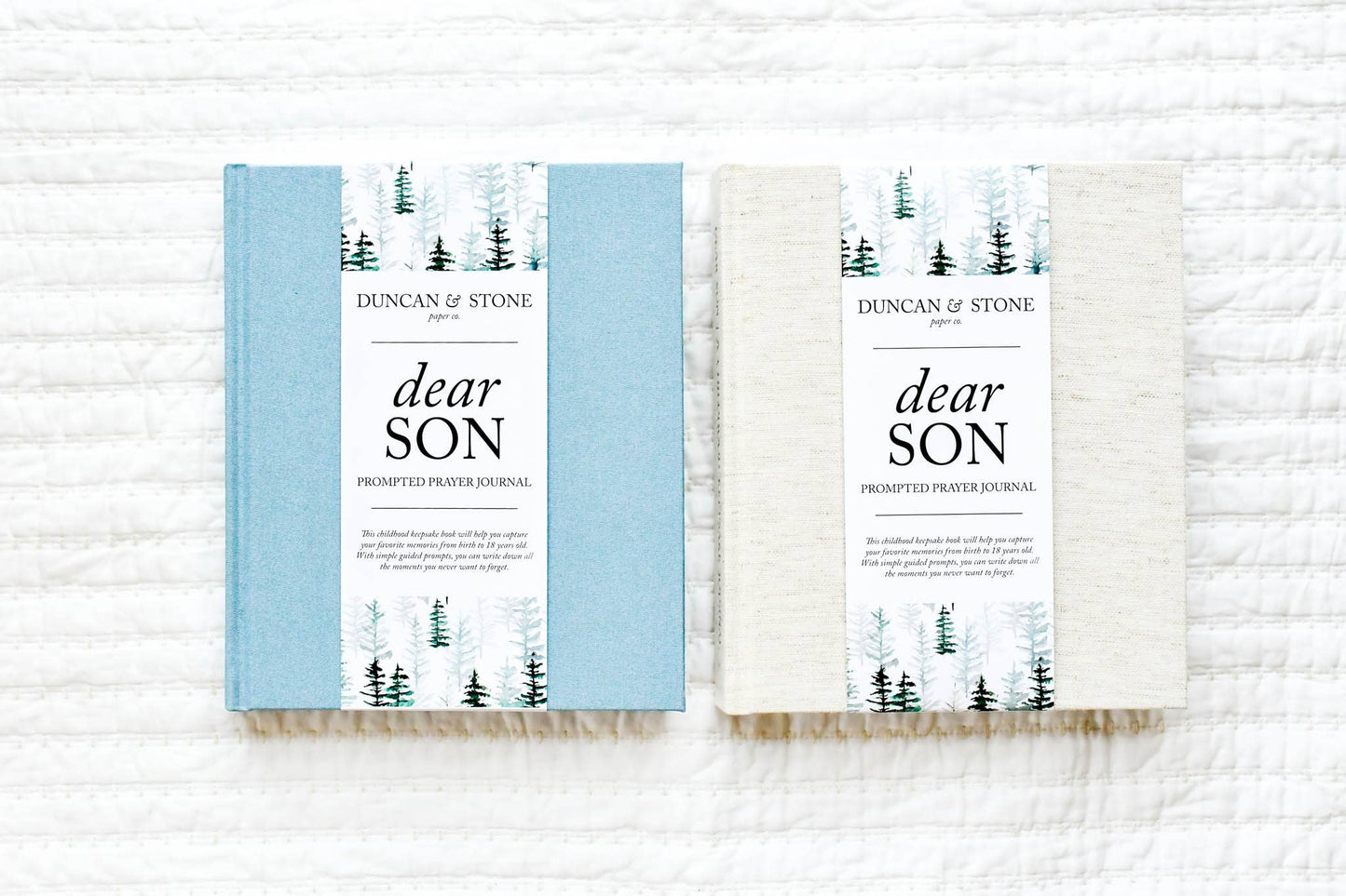 Dear Son Childhood Keepsake Book | Gift for Mom or Spouse