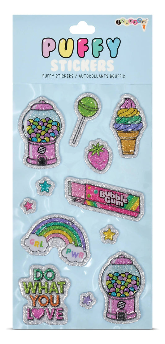 Gumball Machine Puffy Stickers