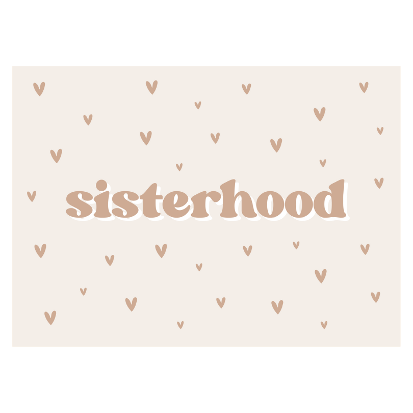 Sisterhood Banner | Fabric Wall Sign