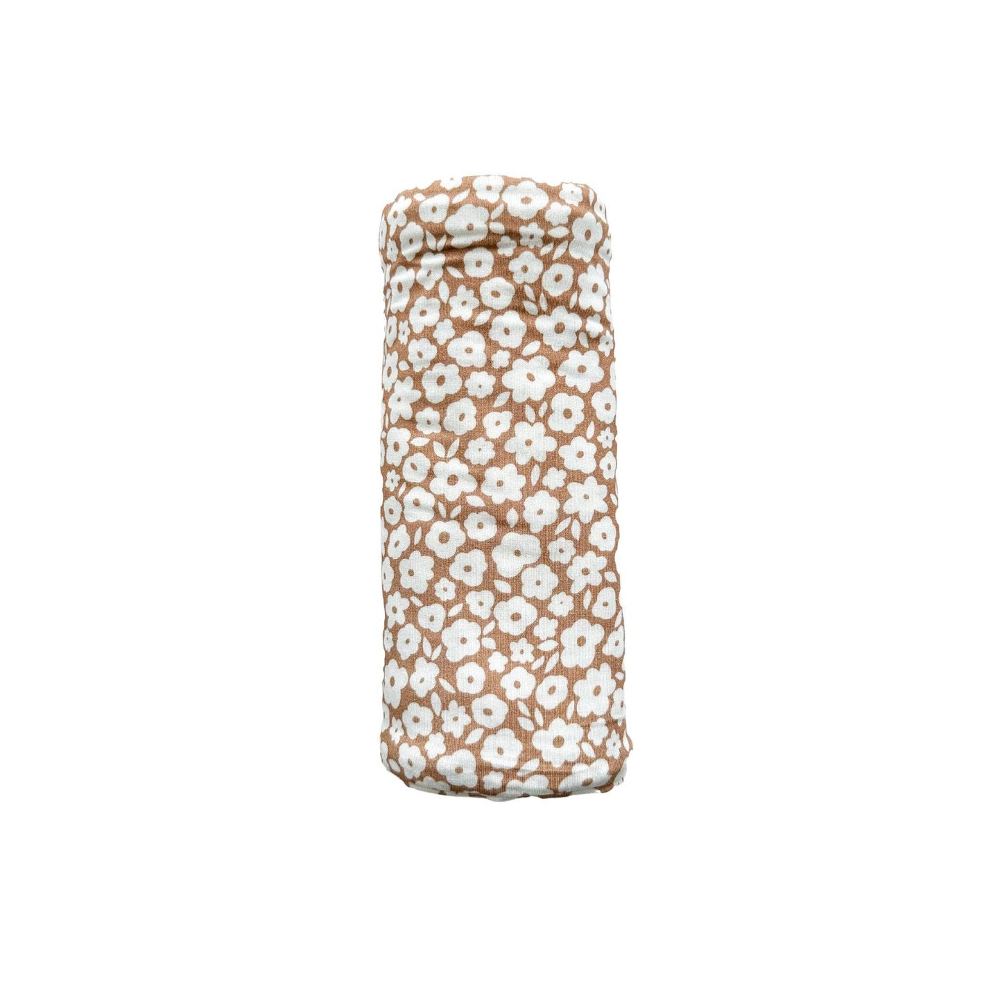 Bamboo Stretch Swaddle - Mocha Ditsy Floral